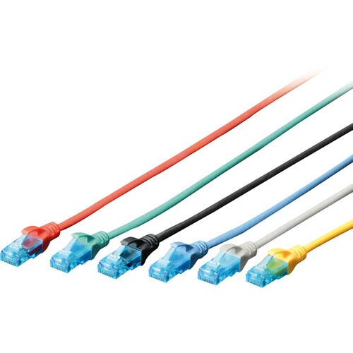 Digitus 3 m Category 5e Network Cable for Network Device - First End: 1 x RJ-45 Male Network - Second End: 1 x RJ-45 Male 