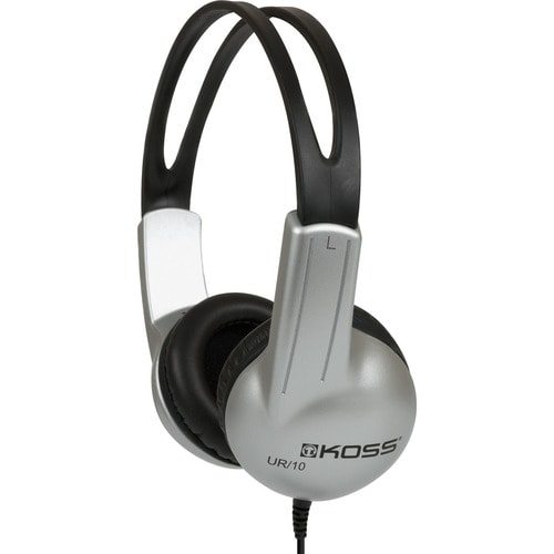 Koss UR10 HB Headphone - Stereo - Mini-phone (3.5mm) - Wired - 32 Ohm - 60 Hz 20 kHz - Over-the-head - Binaural - Circumau