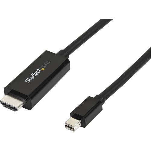 StarTech.com 3 m HDMI/Mini DisplayPort A/V Cable for Projector, Ultrabook, Audio/Video Device, Workstation, Notebook, MacB
