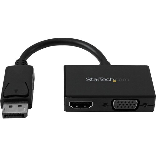 StarTech.com 14.99 cm DisplayPort/HDMI/VGA A/V Cable for Audio/Video Device, Ultrabook, Notebook, Monitor, TV, Projector -