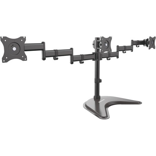DIAMOND Ergonomic Articulating Triple Arm Display Table Top Mount - Up to 27" Screen Support - 52.80 lb Load Capacity - 18