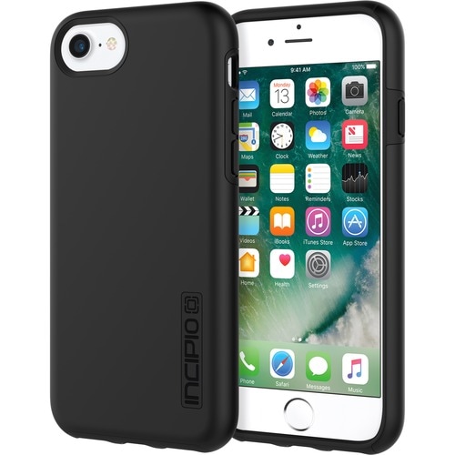 Incipio DualPro for iPhone 8, iPhone 7, & iPhone 6/6s - Black/Black - Incipio DualPro for iPhone 8, iPhone 7, & iPhone 6/6