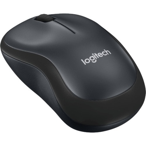 Logitech M220 Mouse - Radio Frequency - USB - Optical - 3 Button(s) - Black - Wireless - 1000 dpi - Scroll Wheel
