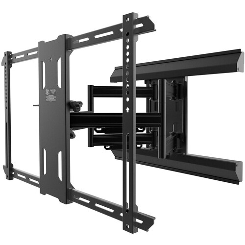 Kanto PMX660 Wall Mount for TV - Black - 1 Display(s) Supported - 80" Screen Support - 125 lb Load Capacity - 200 x 100, 6