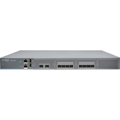 Juniper SRX4100 Router - Management Port - 10 - 10 Gigabit Ethernet - IEEE 802.1p - 1U - Rack-mountable - 1 Year