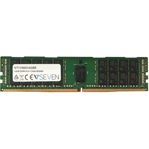 V7 RAM Module for Server - 16 GB - DDR4-2133/PC4-17000 DDR4 SDRAM - 2133 MHz - CL15 - ECC - Registered - 288-pin - DIMM - 