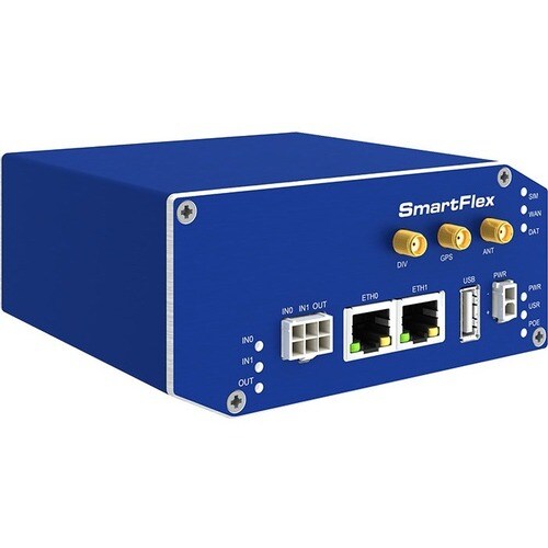 B+B SmartWorx SmartFlex SR305 Cellular Modem/Wireless Router - 4G - LTE - 2 x Network Port - USB - PoE Ports - Fast Ethern