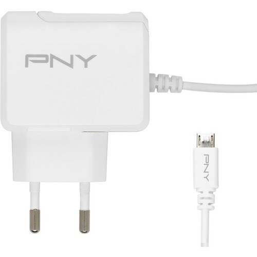 PNY 12 W AC Adapter - For Smartphone, Micro USB Devices, Tablet PC - 120 V AC, 230 V AC Input - 5 V DC/2.40 A Output