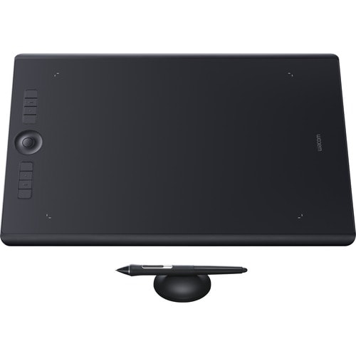 Wacom Intuos Pro Pen Tablet Large - Graphics Tablet - 12.24" x 8.50" - 5080 lpi - Touchscreen - Multi-touch Screen Wired/W