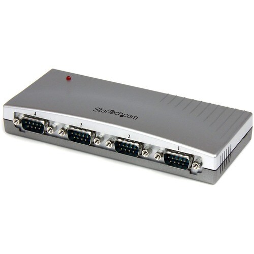 4 Port USB to Serial RS232 Adapter - DB9M - RS232 Extension - Serial to USB (ICUSB2324)
