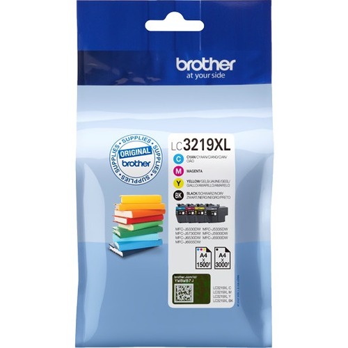 Brother LC3219XL Original Ink Cartridge - Black, Cyan, Magenta, Yellow - Inkjet - 3000 Pages Black, 1500 Pages Cyan, 1500 