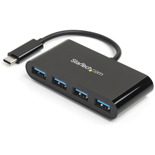 StarTech.com Hub Concentrador USB 3.0 de 4 Puertos - USB-C a 4x USB A - Alimentado por el Bus - 4 Total USB Port(s) - 4 US