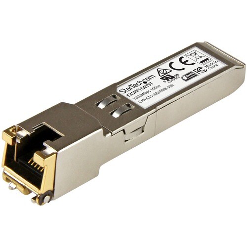 StarTech.com Juniper EX-SFP-1GE-T Compatible SFP Module - 1000BASE-T - 1GE Gigabit Ethernet SFP to RJ45 Cat6/Cat5e Transce