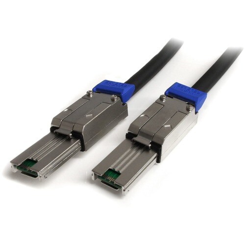 2m External Mini SAS Cable - Serial Attached SCSI SFF-8088 to SFF-8088 - 2x SFF-8088 (M) - 2 meter, Black (ISAS88882)