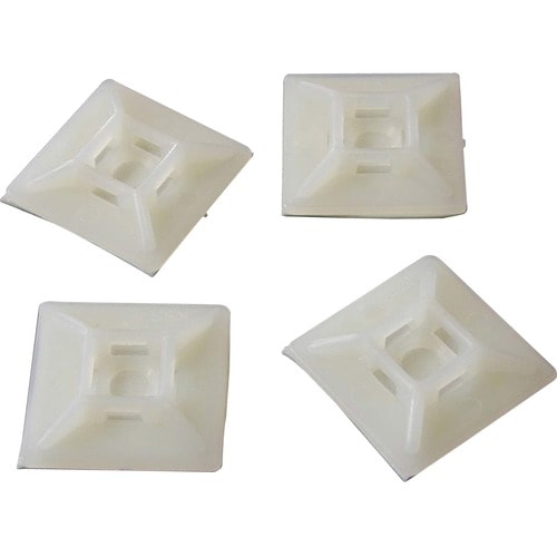 Self-adhesive Nylon Cable Tie Mounts - Pkg of 100 - Cable organizer - HC102