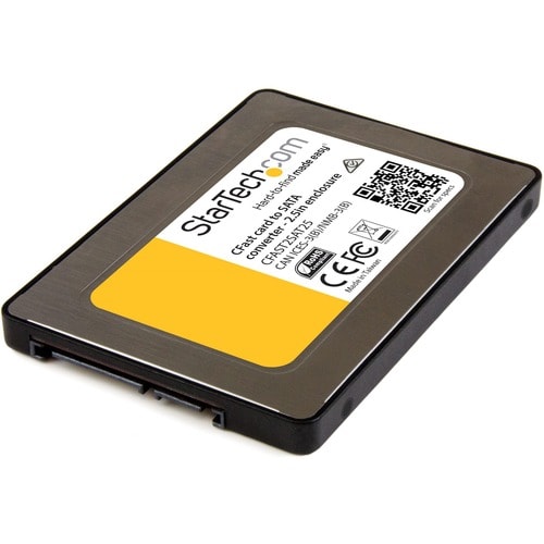 StarTech.com CFast Card to SATA Adapter with 2.5" Housing - 1 x Total Bay - Steel, Plastic