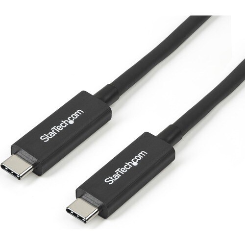 Cable de 1m Thunderbolt 3 USB C (40 Gbps) - Cable Compatible con Thunderbolt y USB StarTech.com TBLT3MM1MA