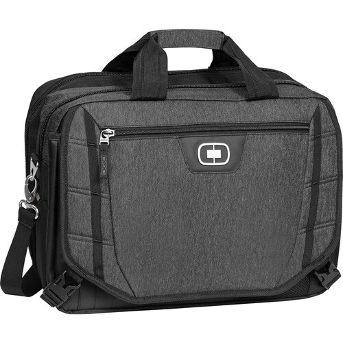 Ogio Circuit Carrying Case for 15" Notebook, Book - Black, Dark Static - Hand Strap, Shoulder Strap - 13" Height x 18" Wid
