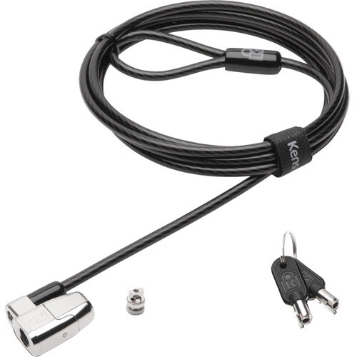 Kensington ClickSafe Cable Lock For Notebook - 1.80 m Cable - Carbon Steel - For Notebook