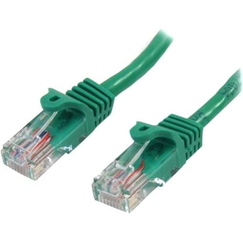 StarTech.com 5m Green Cat5e Patch Cable with Snagless RJ45 Connectors - Long Ethernet Cable - 5 m Cat 5e UTP Cable - First