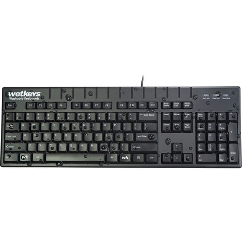 Full-size ABS Plastic Waterproof Keyboard USB - WetKeys Professional-grade Full-size ABS Plastic Waterproof Keyboard with 