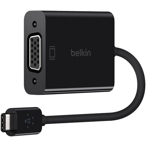 Belkin USB-C to VGA Adapter (For Business / Bag & Label) - USB Type C - 1 x VGA