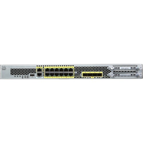 Cisco Firepower 2110 NGFW Appliance, 1RU - 12 Port - 1000Base-X, 10/100/1000Base-T - Gigabit Ethernet - 12 x RJ-45 - 4 Tot
