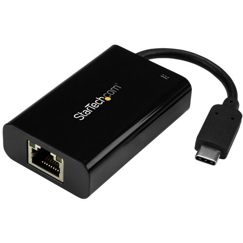 StarTech.com Adattatore USB-C da rete Gigabit Ethernet Gbe con ricarica Power Delivery 2.0 - Scheda di rete USB Tipo-C - U