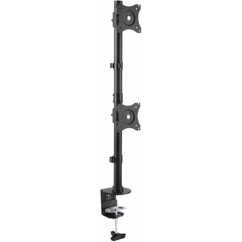 StarTech.com Vertical Dual Monitor Mount - Heavy Duty Steel - For VESA Mount Monitors up to 27in - Adjustable Double Monit