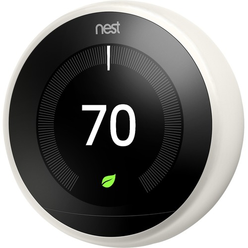 Google Nest Learning Thermostat - For HVAC System, Heat Pump, Home