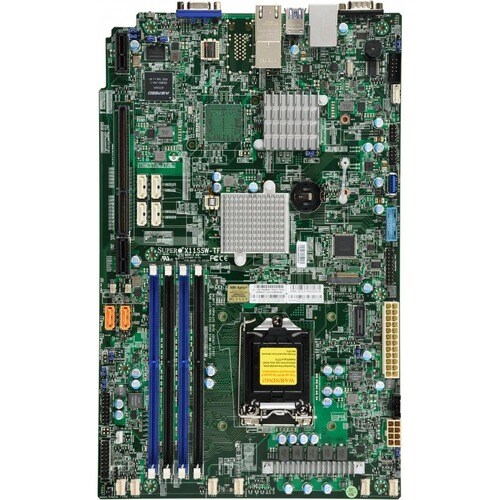 Supermicro X11SSW-TF Server Motherboard - Intel Chipset - Socket H4 LGA-1151 - Proprietary Form Factor - Core i3 Processor