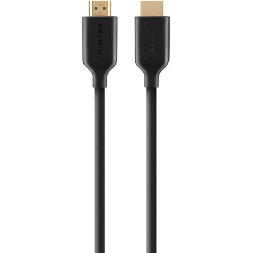 Belkin HDMI A/V Cable - 1 m HDMI A/V Cable for Audio/Video Device - First End: HDMI Digital Audio/Video