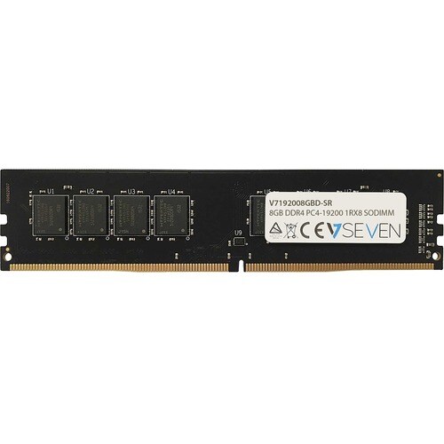 V7 RAM Module - 8 GB (1 x 8GB) - DDR4-2400/PC4-19200 DDR4 SDRAM - 2400 MHz - CL17 - 1.20 V - Non-ECC - Unbuffered - 288-pi