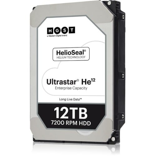 HGST Ultrastar He12 HUH721212AL4200 12 TB Hard Drive - 3.5" Internal - SAS (12Gb/s SAS) - 7200rpm - 5 Year Warranty