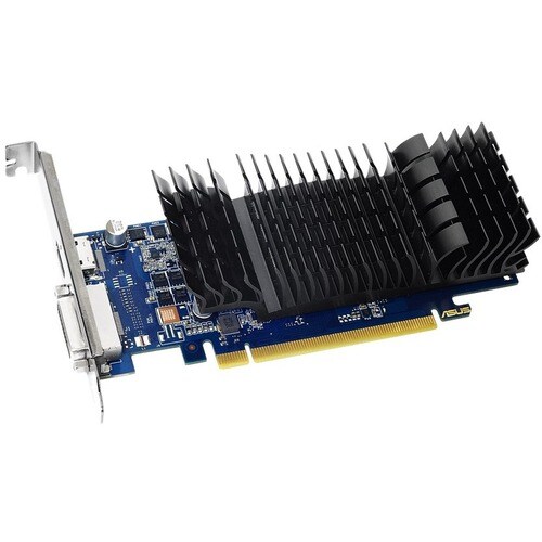 Asus NVIDIA GeForce GT 1030 Graphic Card - 2 GB GDDR5 - Low-profile - 1.27 GHz Core - 1.51 GHz Boost Clock - 64 bit Bus Wi