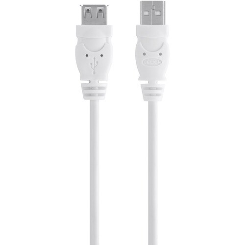Belkin USB Extension Data Transfer Cable - 1.80 m USB Data Transfer Cable - First End: USB 2.0 Type A - Second End: USB Ty