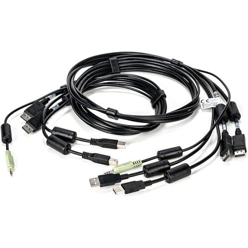 AVOCENT 1.83 m KVM Cable for Keyboard/Mouse, Speaker, KVM Switch, Audio Device - First End: 2 x 20-pin DisplayPort Digital