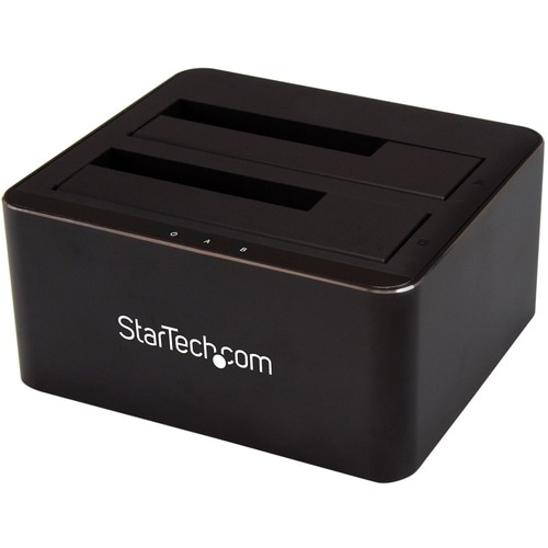 StarTech.com Dual Bay SATA HDD Docking Station for 2 x 2.5 / 3.5" SATA SSD / HDD - USB 3.0 - SATA Hard Drive Docking Stati