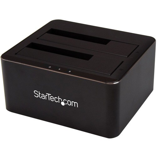 StarTech.com Docking Station a Doppio Bay SATA per 2x 2,5/3,5" SATA SSD/HDD - USB 3.0 - Interfacce hot swap - 2 x Disco ri
