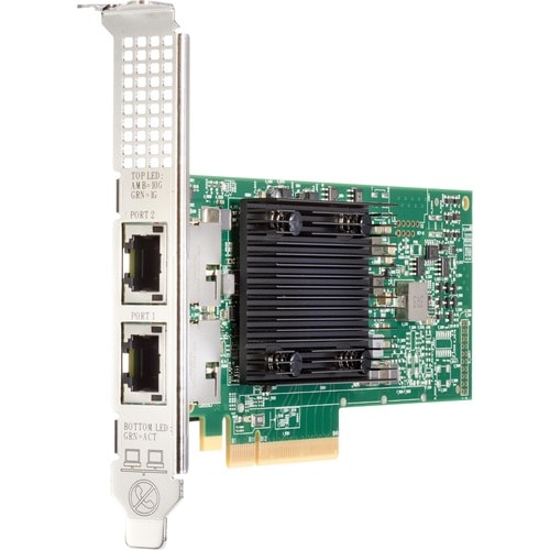 HPE Ethernet 10Gb 2-port 535T Adapter - PCI Express 3.0 x8 - 2 Port(s) - 2 - Twisted Pair - 10GBase-T - Plug-in Card