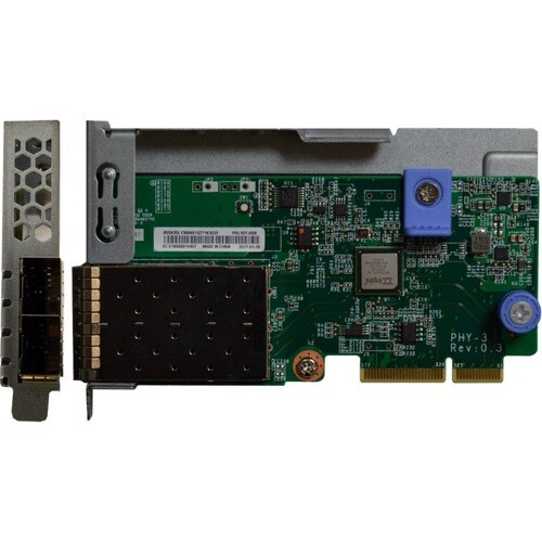 Lenovo ThinkSystem 10Gb 2-port SFP+ LOM - PCI Express - 2 Port(s) - Optical Fiber - 10GBase-X - Plug-in Card