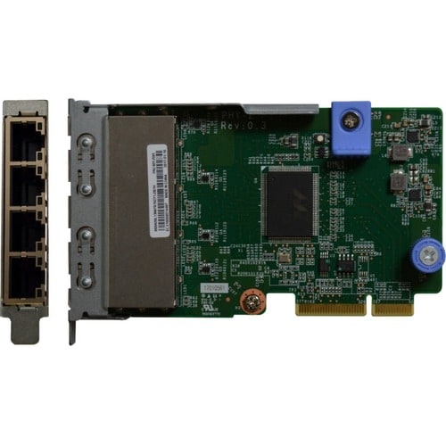 Lenovo ThinkSystem 1Gb 4-Port RJ45 LOM - PCI - 4 Port(s) - 4 - Twisted Pair - 1000Base-T - Plug-in Card