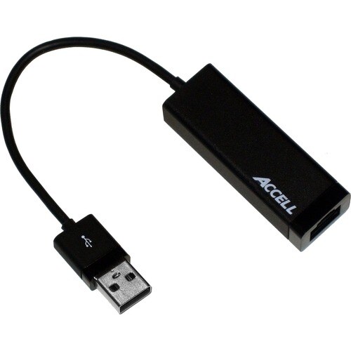 Accell USB 3.0 to Gigabit Ethernet Adapter - USB 3.0 Type A - 1 Port(s) - 1 - Twisted Pair - Retail - 10/100/1000Base-T - 