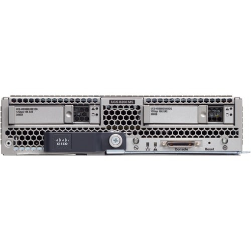 Cisco B200 M5 Blade Server - 2 x Intel Xeon Gold 6148 2.40 GHz - 192 GB RAM - Serial ATA, 12Gb/s SAS Controller - 2 Proces
