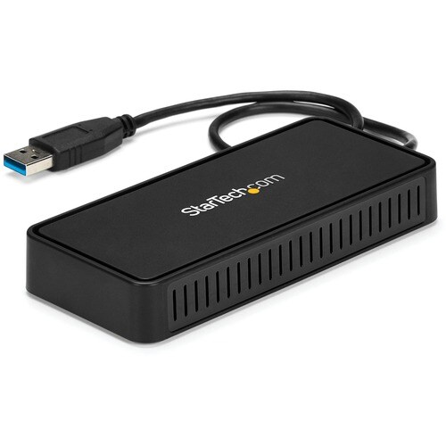 StarTech.com USB 3.0 Mini Dock - Dual Monitor USB Type-A Laptop Docking Station - DisplayPort 4K 60Hz & Gigabit Ethernet -