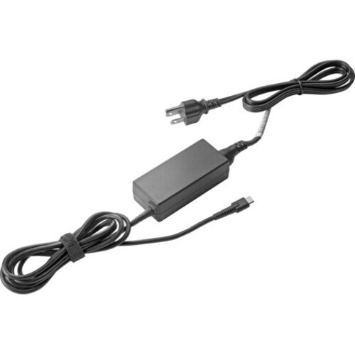 HP 45 W Power Adapter - USB - For Notebook, Tablet PC - 5 V DC Output