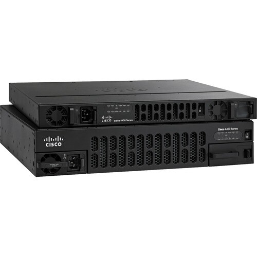 Cisco 4000 4221 T-carrier/E-carrier Router - 2 Ports - 2 RJ-45 Port(s) - Management Port - 3 - 4 GB - Gigabit Ethernet - 1