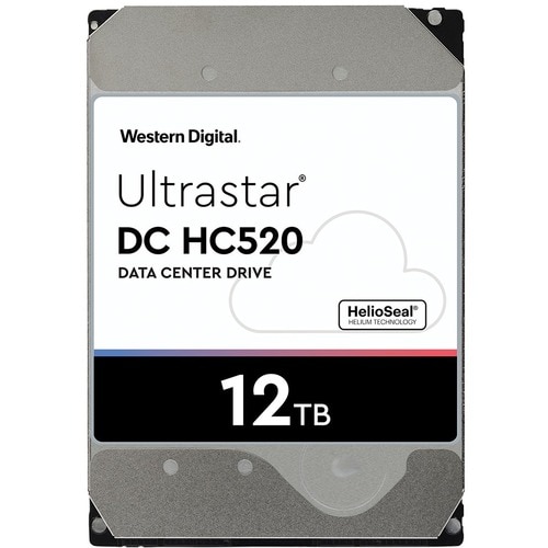 Western Digital Ultrastar He12 HUH721212AL5205 12 TB Hard Drive - 3.5" Internal - SAS (12Gb/s SAS) - 7200rpm - 550 TB TBW 