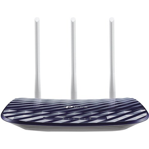 TP-Link Archer C20 Wi-Fi 5 IEEE 802.11ac Ethernet Wireless Router - 2.40 GHz ISM Band - 5 GHz UNII Band(3 x External) - 93