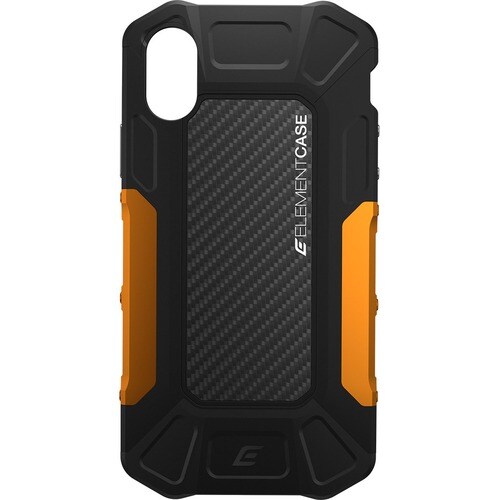 Element Case Formula iPhone X Case - For Apple iPhone X Smartphone - Black, Orange
